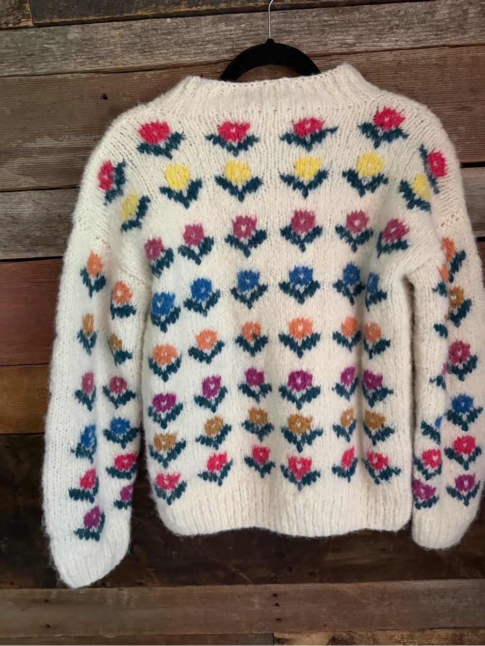 Free People Frantic Magnolia  hand-knit sweater - Picture 2 of 6
